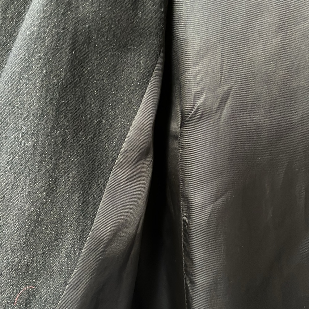 SARAH PACINI black wool blend jacket, size 0/XS - Picture 8 of 13